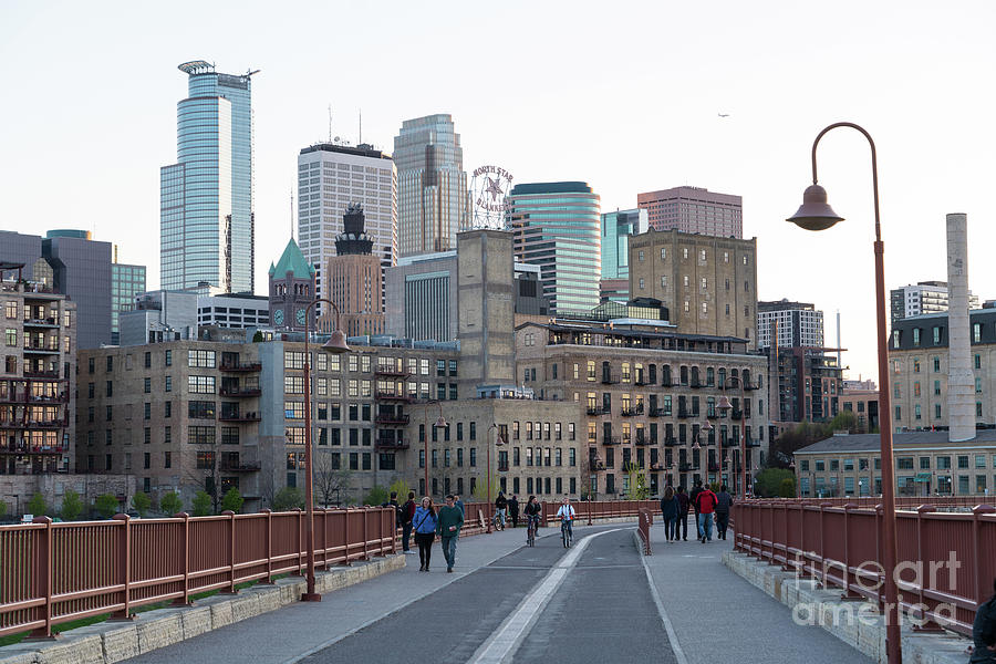 From Stone Arch Bridge Photograph by Jim Schmidt MN