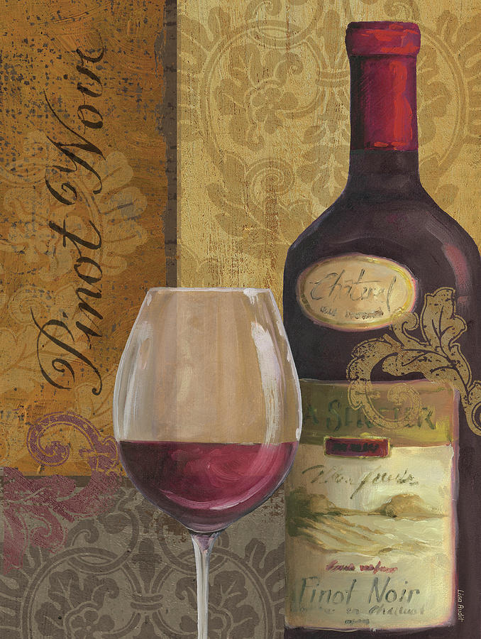 Wine Painting - From The Cellar Iv by Lisa Audit