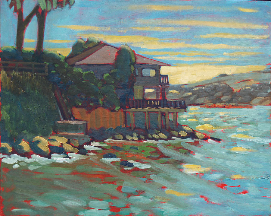 From the Cove, Benicia Painting by Warren Dreher - Fine Art America