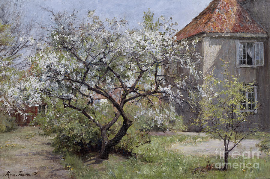 From Voienvolden, Sagene Oslo, 1891 Painting by Marie Tanns