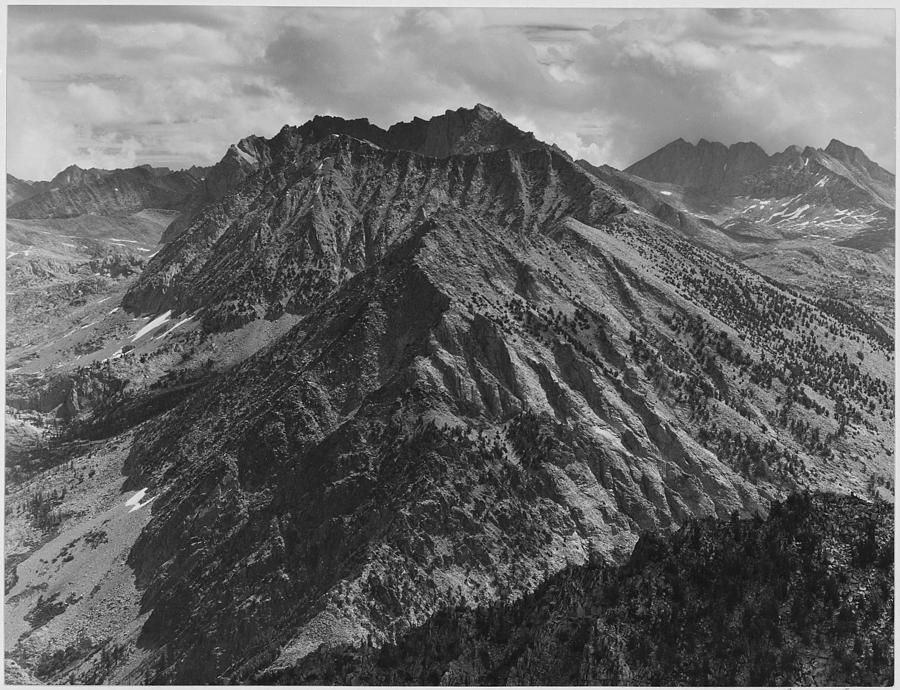 From Windy Point Middle Fork Kings River Canyon Painting by Ansel Adams ...