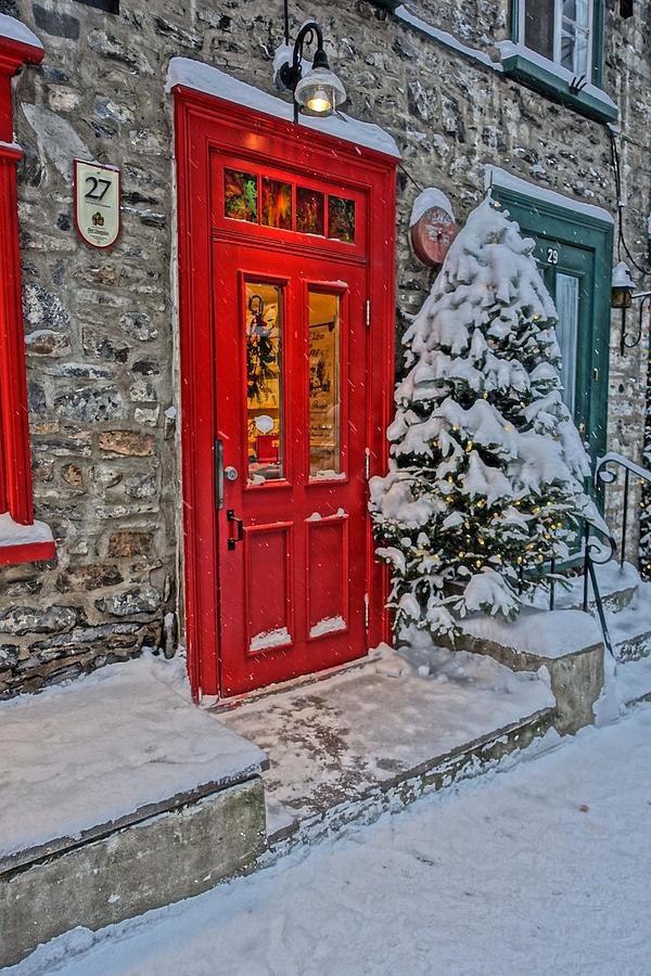 Front Door in Quebec City Photograph by Patricia Caron