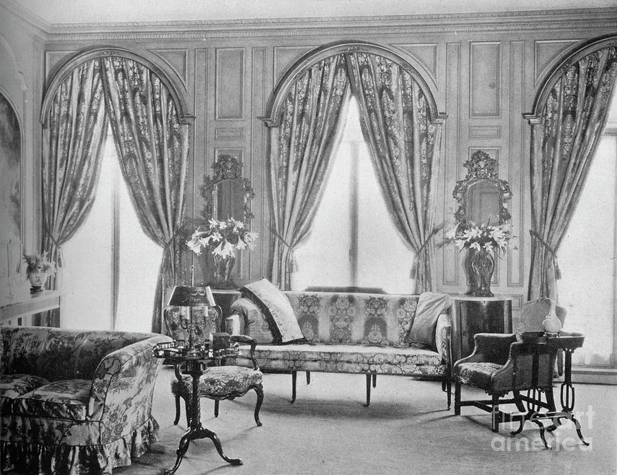 Front End Of The Drawing Room, House Drawing by Print Collector
