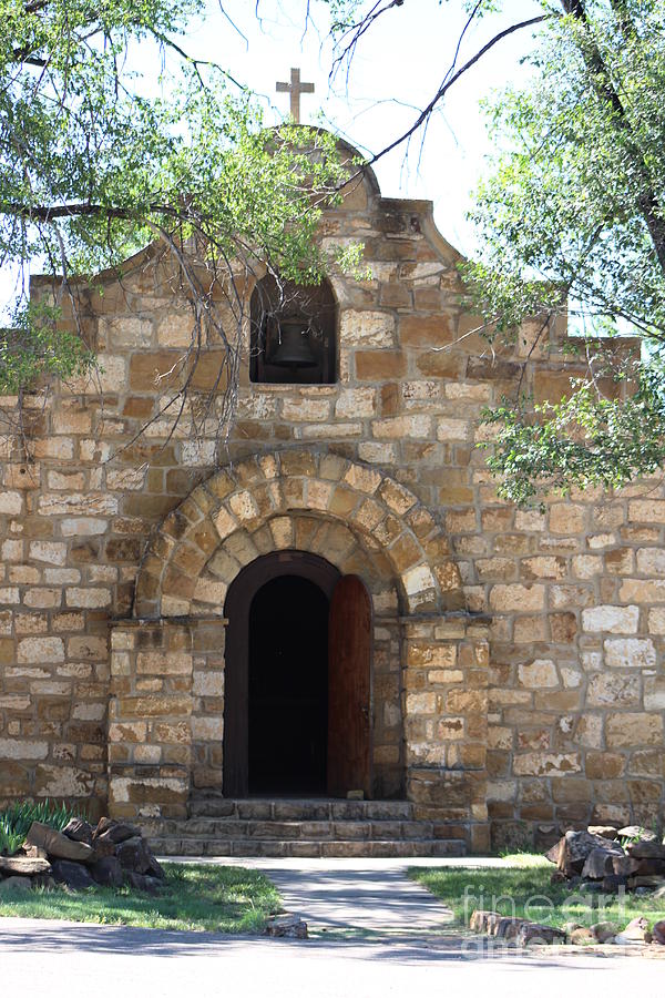 Front of Old Chapel Fort Stanton New Mexico Photograph by Colleen Cornelius