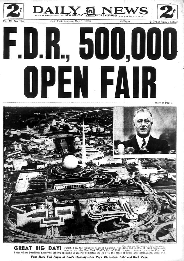 Front Page Of The Daily News Dated May Photograph by New York Daily News Archive