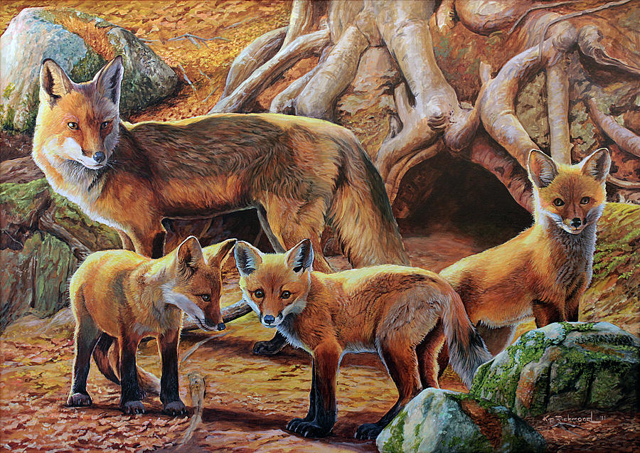 The Fox Family Painting Kit
