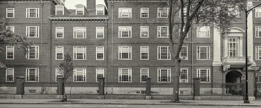 Architecture Photograph - Front View Of Building, Cambridge by Panoramic Images