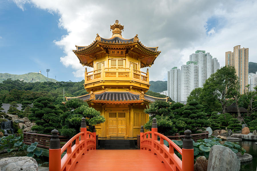 Front View The Golden Pavilion Temple Photograph by Prasit Rodphan ...