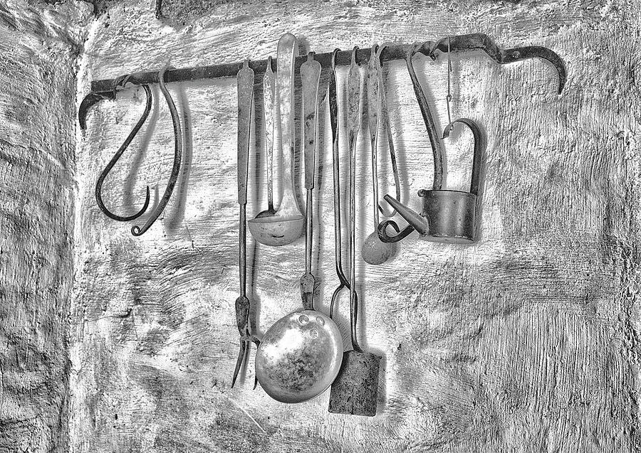 Frontier America Kitchen tools Photograph by Paul W Faust - Impressions of Light
