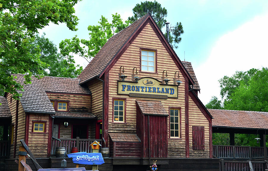 Frontierland RR station Photograph by David Lee Thompson