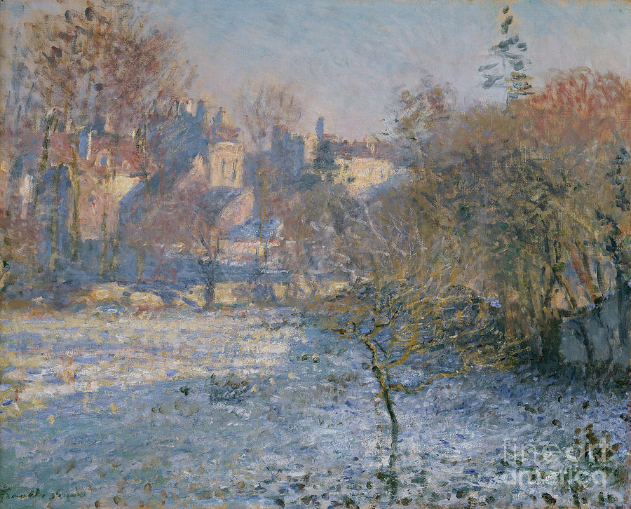 Frost, 1875 By Claude Monet Painting by Claude Monet