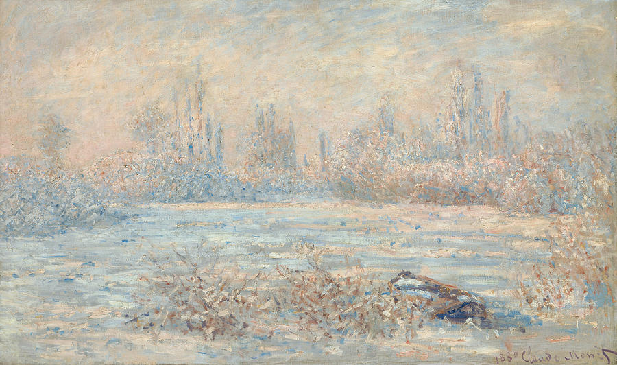 Frost, 1880 Painting by Claude Monet