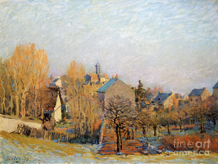 Frost In Louveciennes, 1873. Artist Drawing by Heritage Images