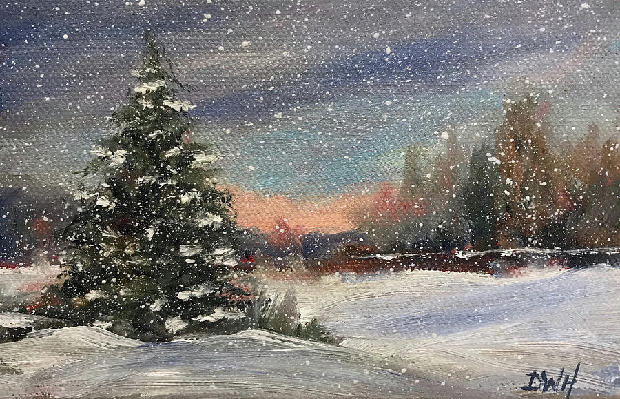 Frosty Morning Painting by Diane Hutchinson - Fine Art America