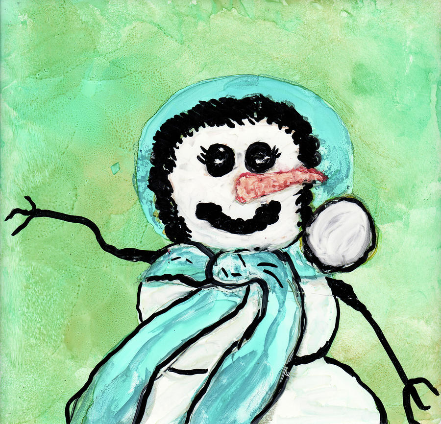 Frosty the Snowman Painting by Eunice Warfel