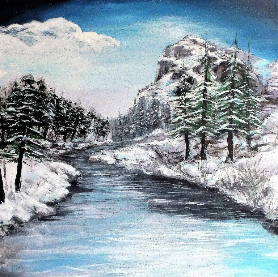 Frozen Painting by David Tye - Fine Art America