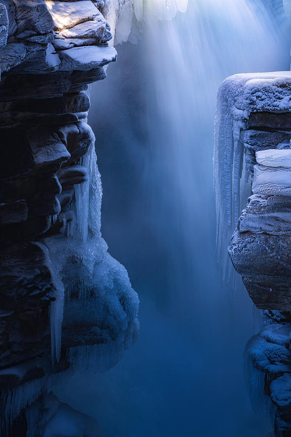 Landscape Photograph - Frozen Fall by Yongnan Li ?????