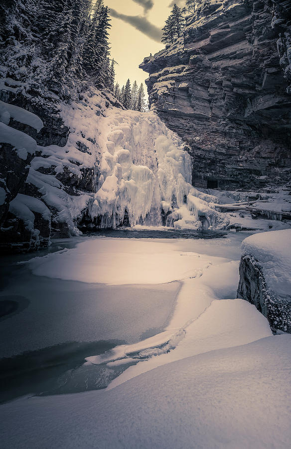 Frozen Falls Photograph by Thomas Nay