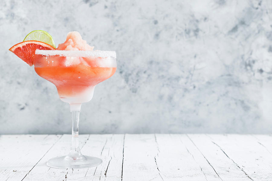 Frozen Grapefruit Margarita Photograph by Maricruz Avalos Flores - Fine ...