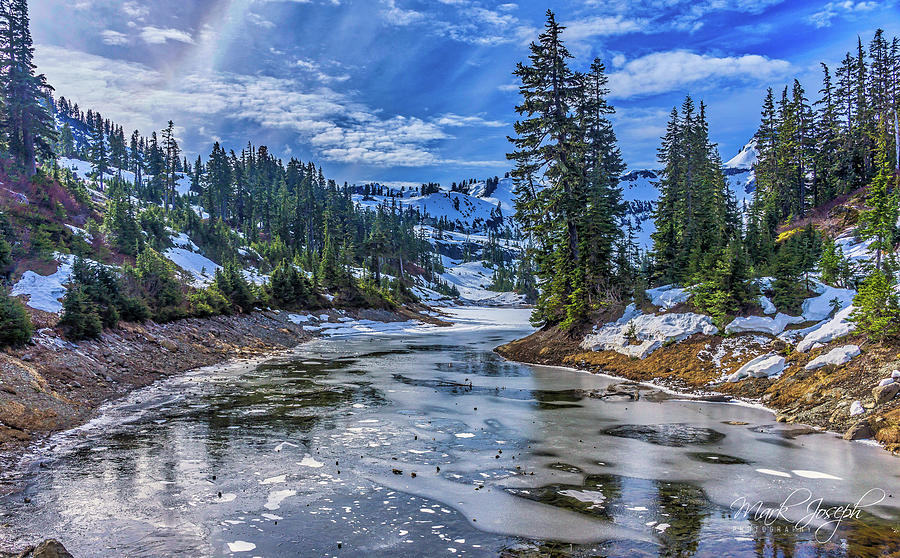 Frozen Lake Photograph by Mark Joseph