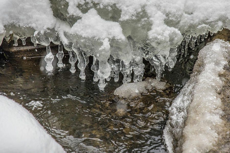 Frozen Red Cedar River  Photograph by John McGraw