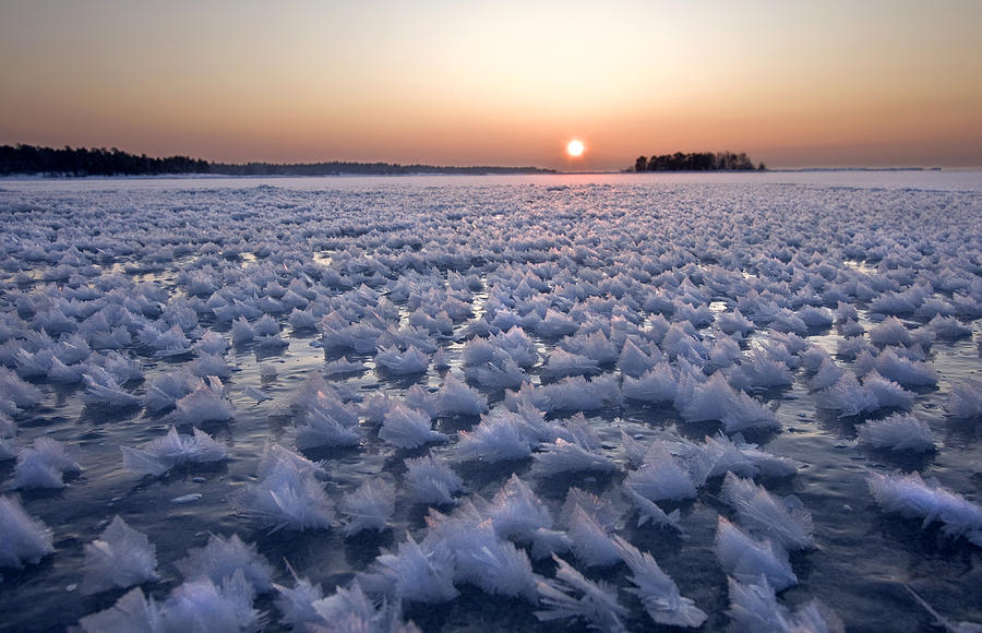 Winter Photograph - Frozen Sea by Sten Wiklund