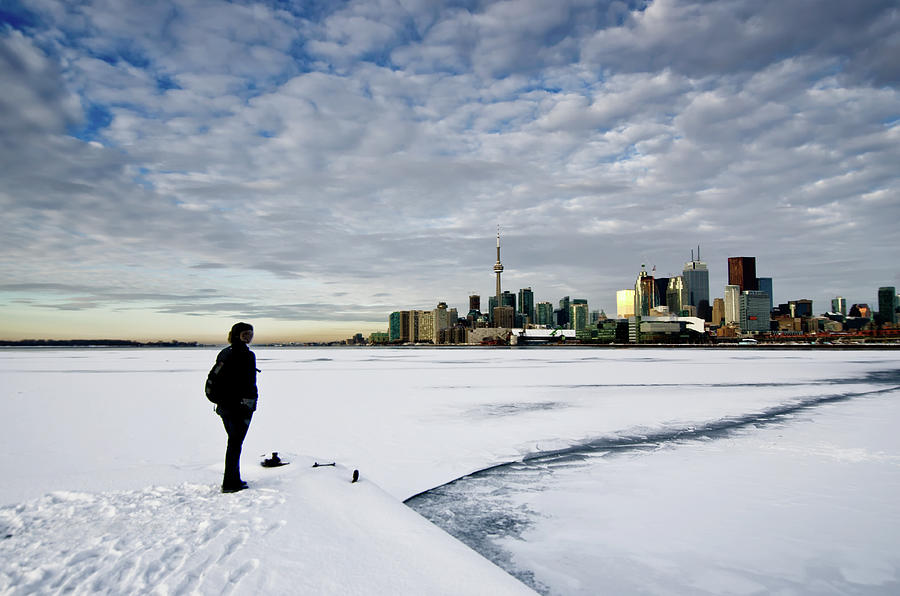 Frozen Toronto Photograph by Sandra Herber