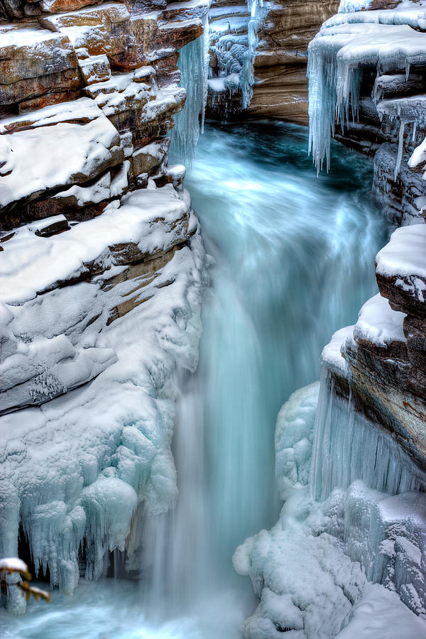 Frozen Waterfall Photograph by Gcoles