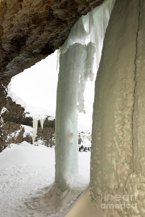 Frozen Waterfall In Svalbard Photograph by Dr P. Marazzi/science Photo Library