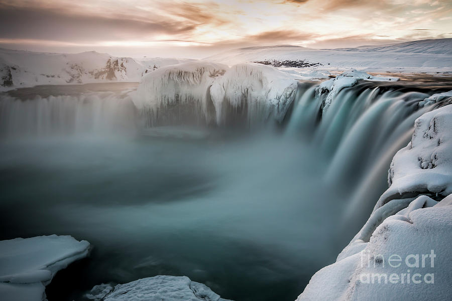 Frozen Waterfalls Photograph by Philip Eaglesfield