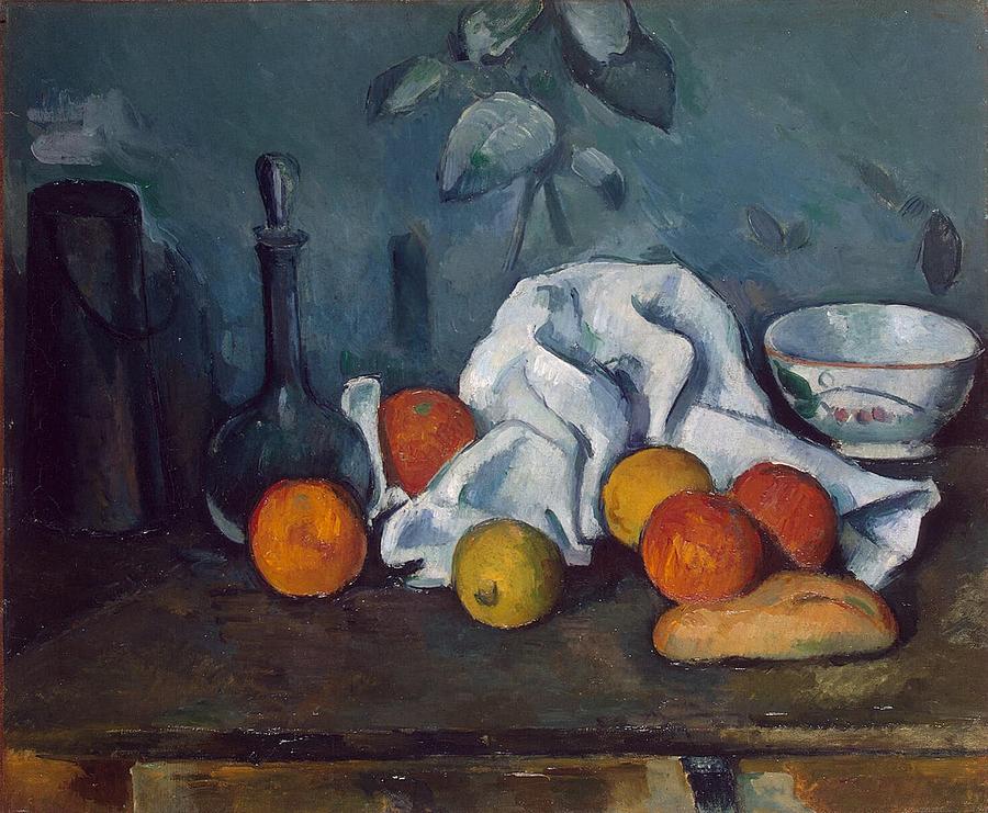 Fruit 1879 Painting by Paul Cezanne Paintings - Fine Art America