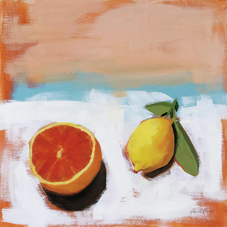 Abstract Painting - Fruit And Cheer I by Pamela Munger