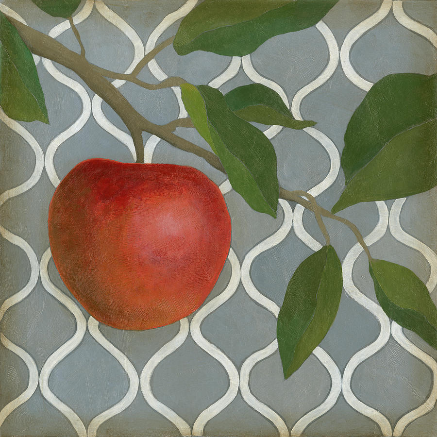 Fruit Painting - Fruit And Pattern IIi by Megan Meagher