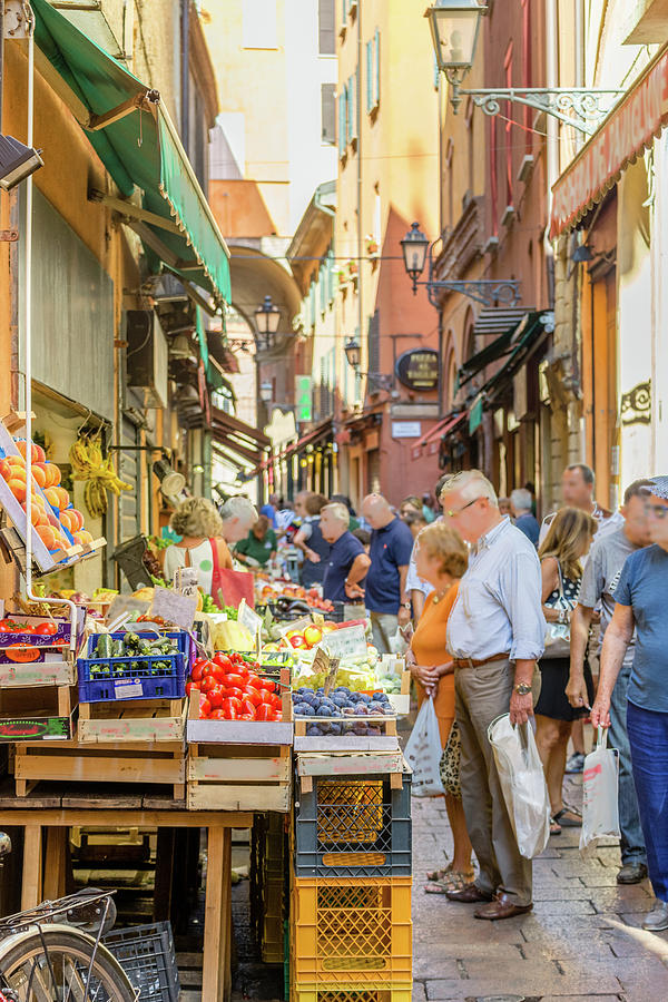 Fruit and vegetables stall in Italy Photograph by Vivida Photo PC