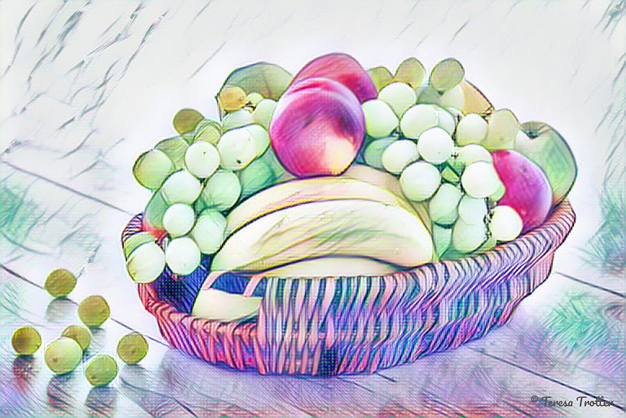 Fruit Bowl. Mixed Media