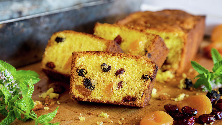 Fruit Cake With Cranberries And Apricots Photograph by Albert Gonzalez