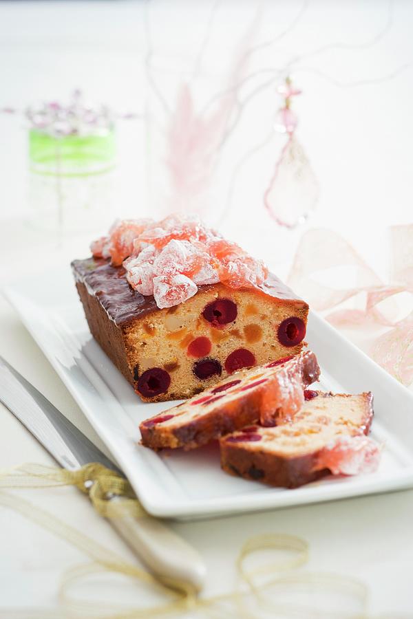 Fruit Cake With Rose Water For Christmas Photograph by Andrew Young