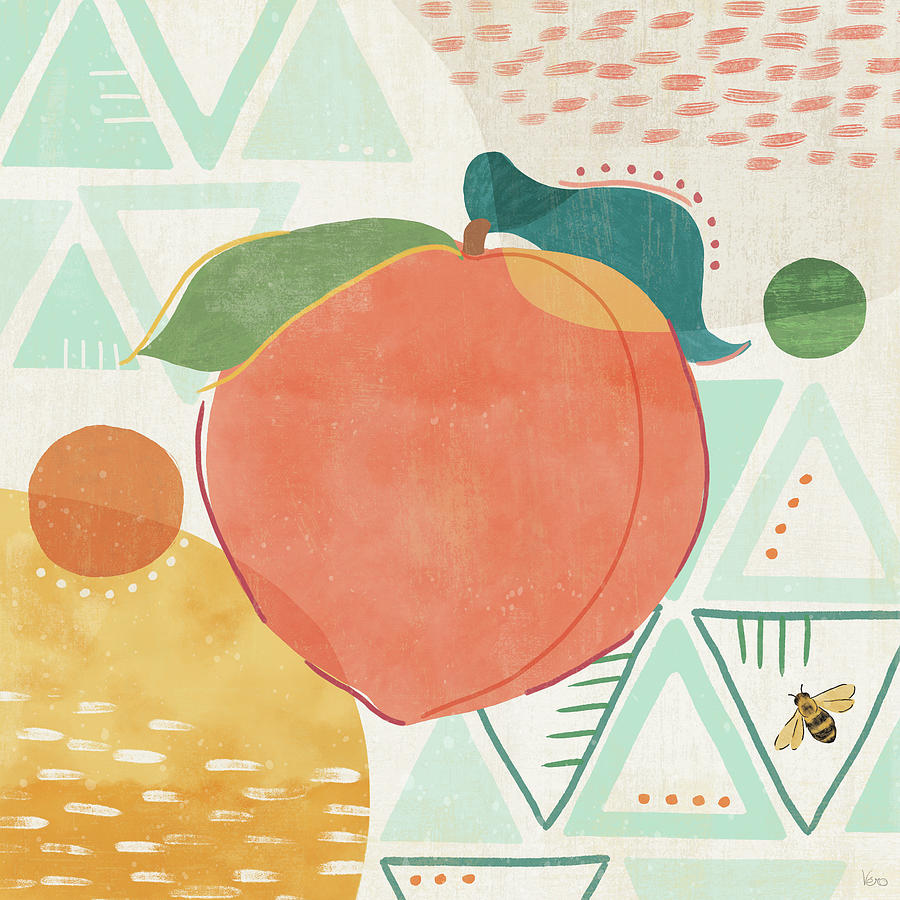 Fruit Mixed Media - Fruit Frenzy IIi by Veronique Charron