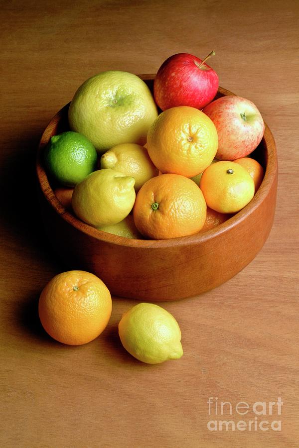 Fruit In A Bowl Photograph by Science Photo Library Fruit In A Bowl Photograph by Science Photo Library