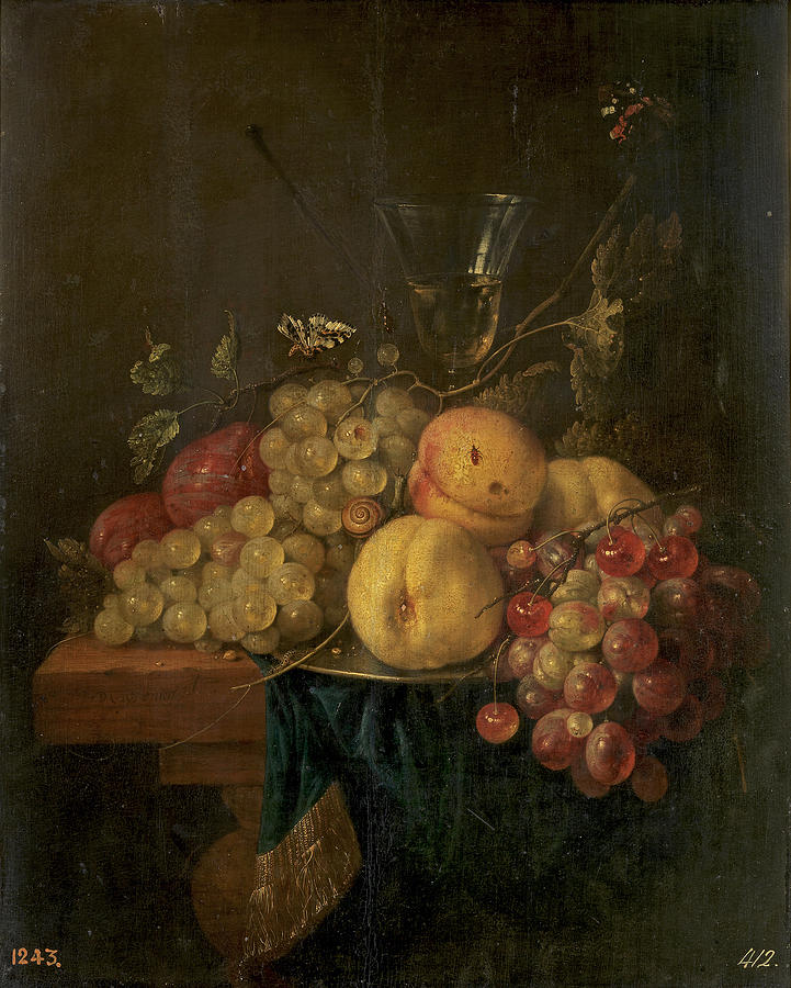 Fruit platter Painting by Alexander Coosemans