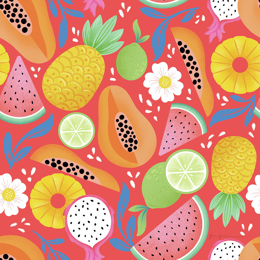 Fruit Punch Pattern Id Painting by Gia Graham - Fine Art America