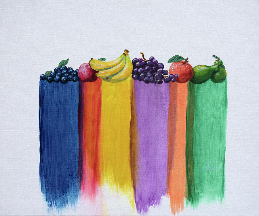 Fruit Painting - Fruit by Rick Mcclelland