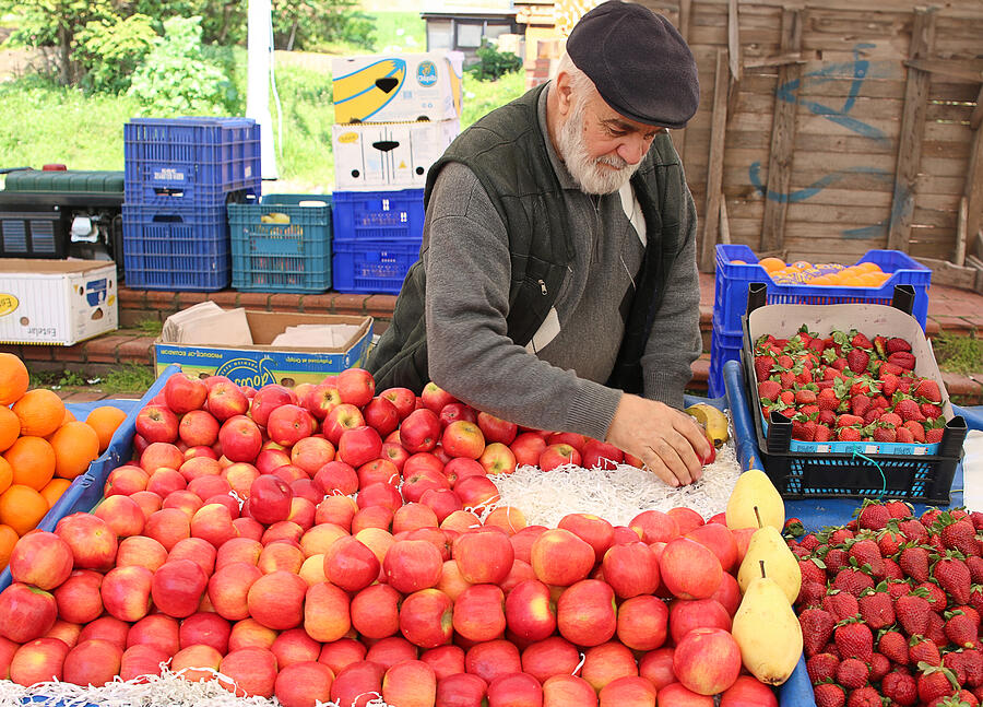Fruit Seller Photograph by Hisham Alkhatib