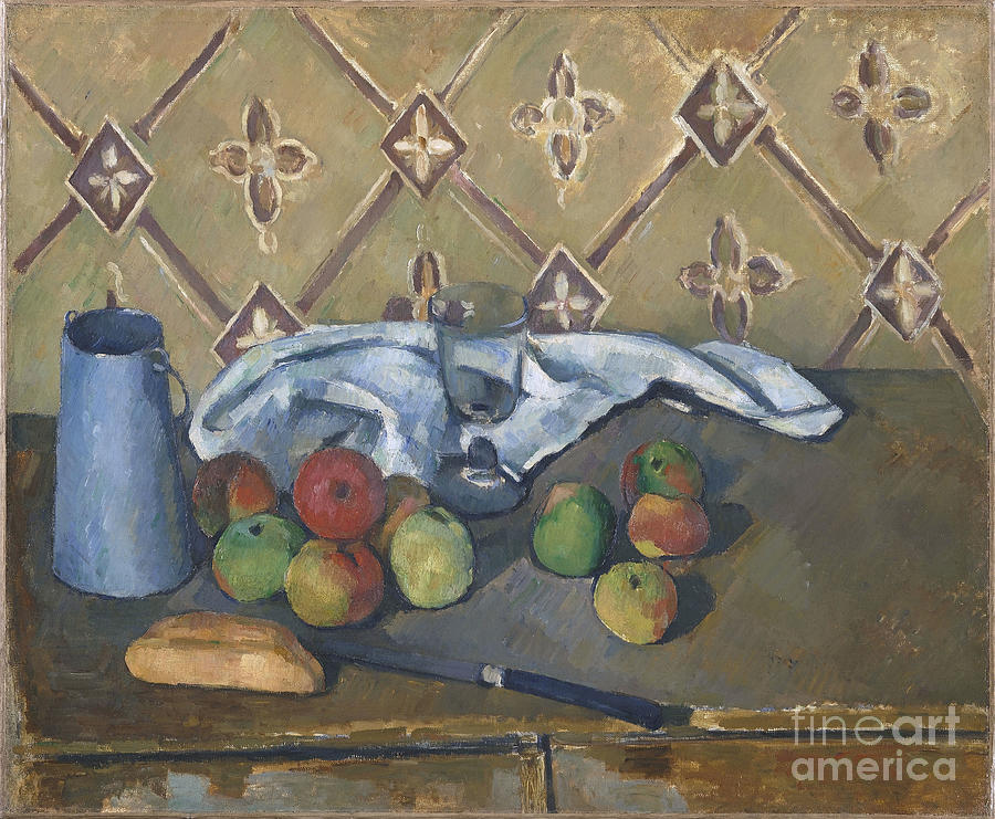 Fruit, Serviette And Milk Jug. Artist Drawing by Heritage Images