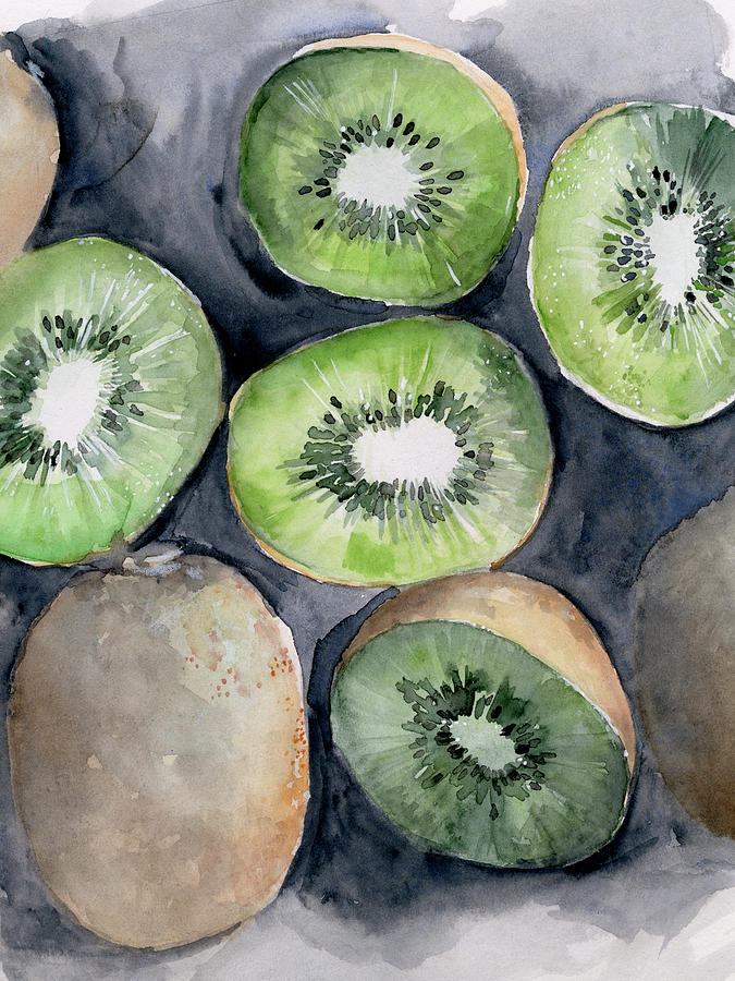 Kitchen Painting - Fruit Slices Iv by Jennifer Paxton Parker