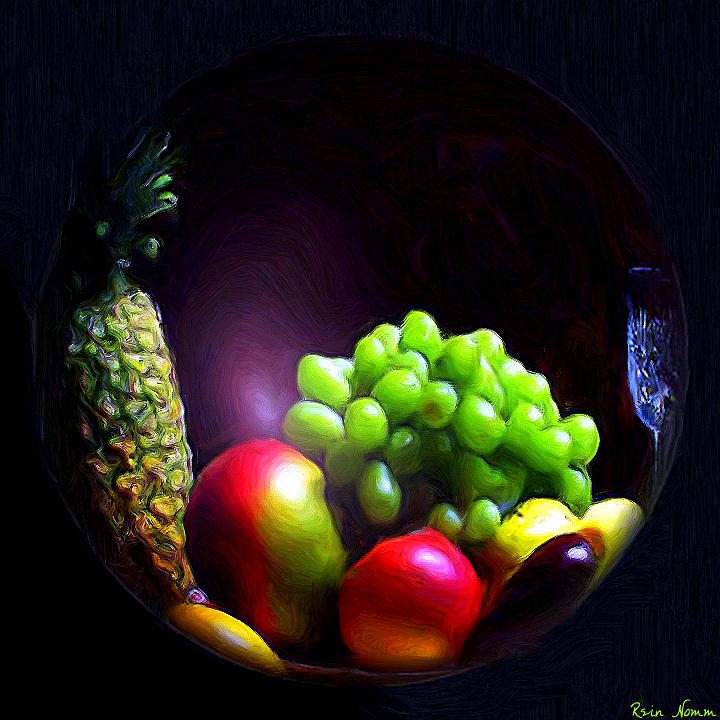 Fruit Sphere Digital Art by Rein Nomm