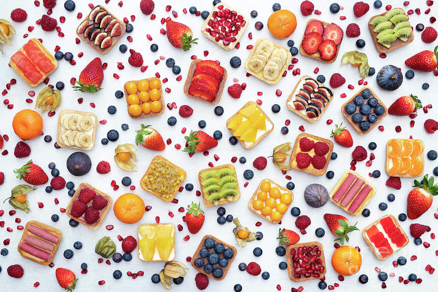 Fruit Squares Pattern Photograph by Tim Gainey