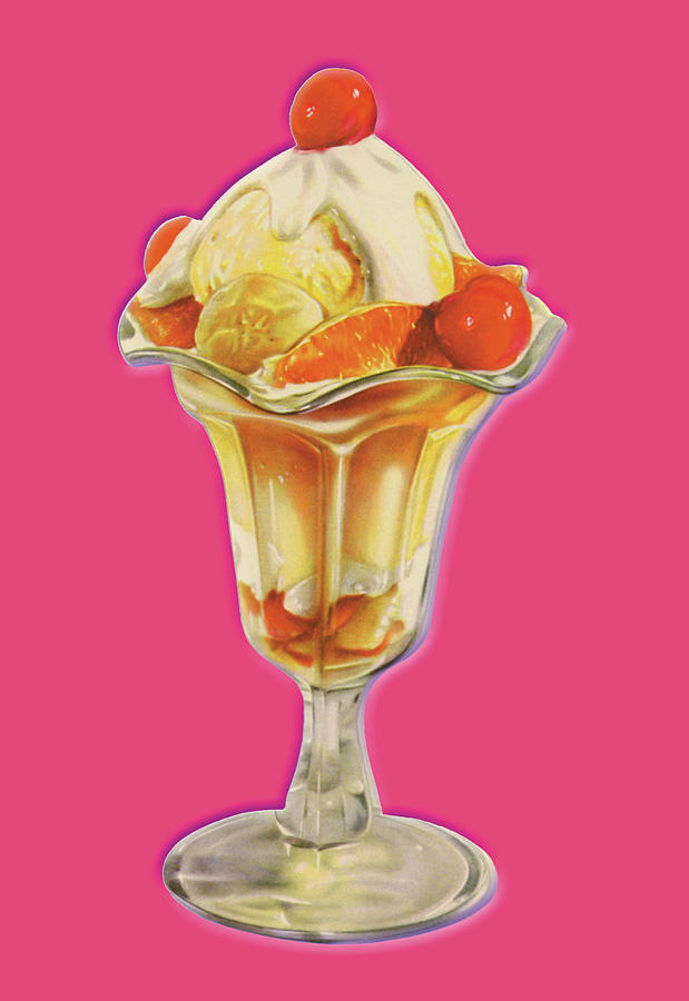 Fruit Sundae Painting by Unknown
