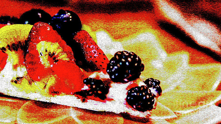 Fruit Tart...  Abstract Photograph by Deborah Klubertanz