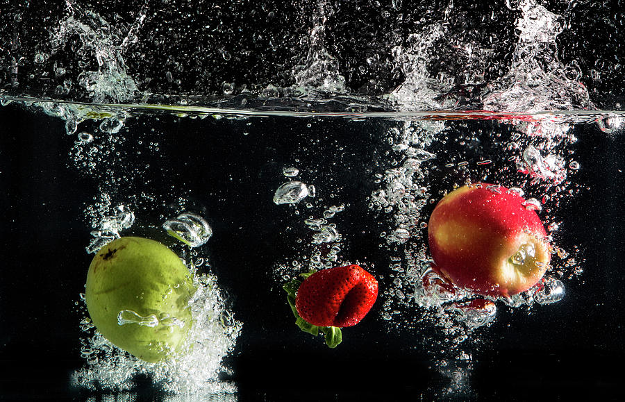 Fruit with a Splash Photograph by Deborah Penland